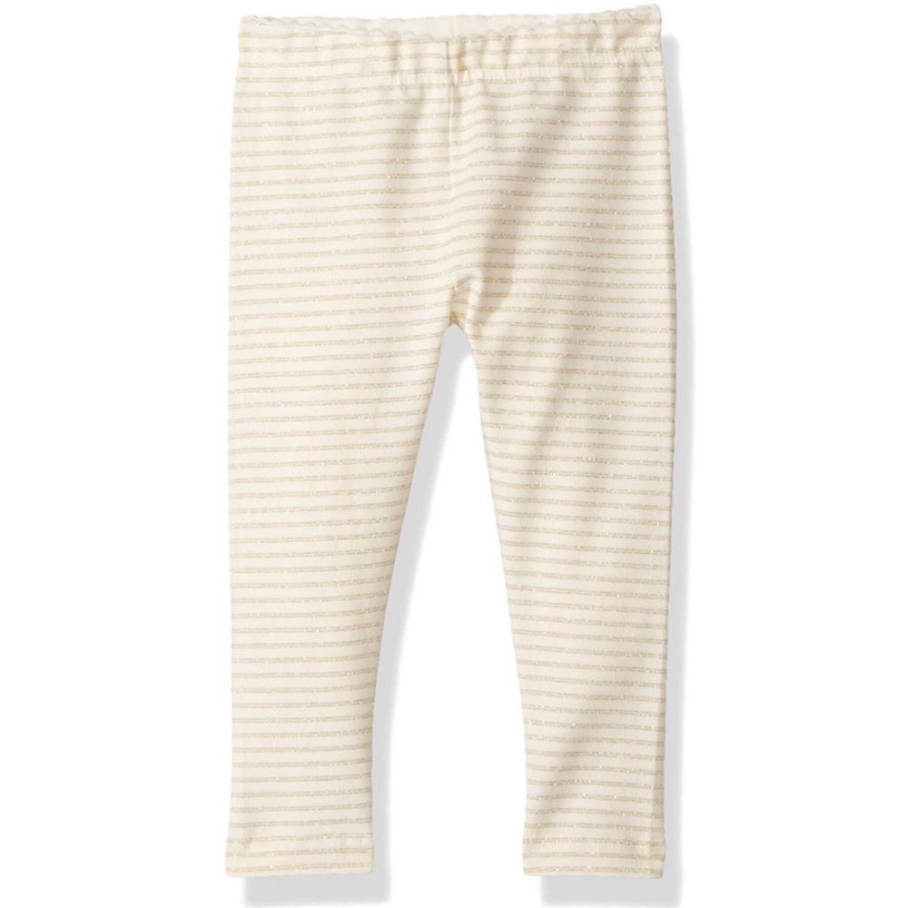 Tea Collection Gold Sparkle Stripe legging (9-12)